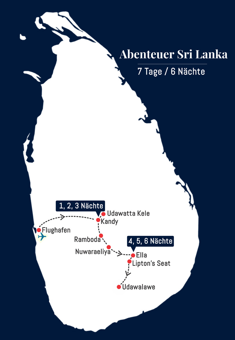7 Tage Abenteuer Sri Lanka